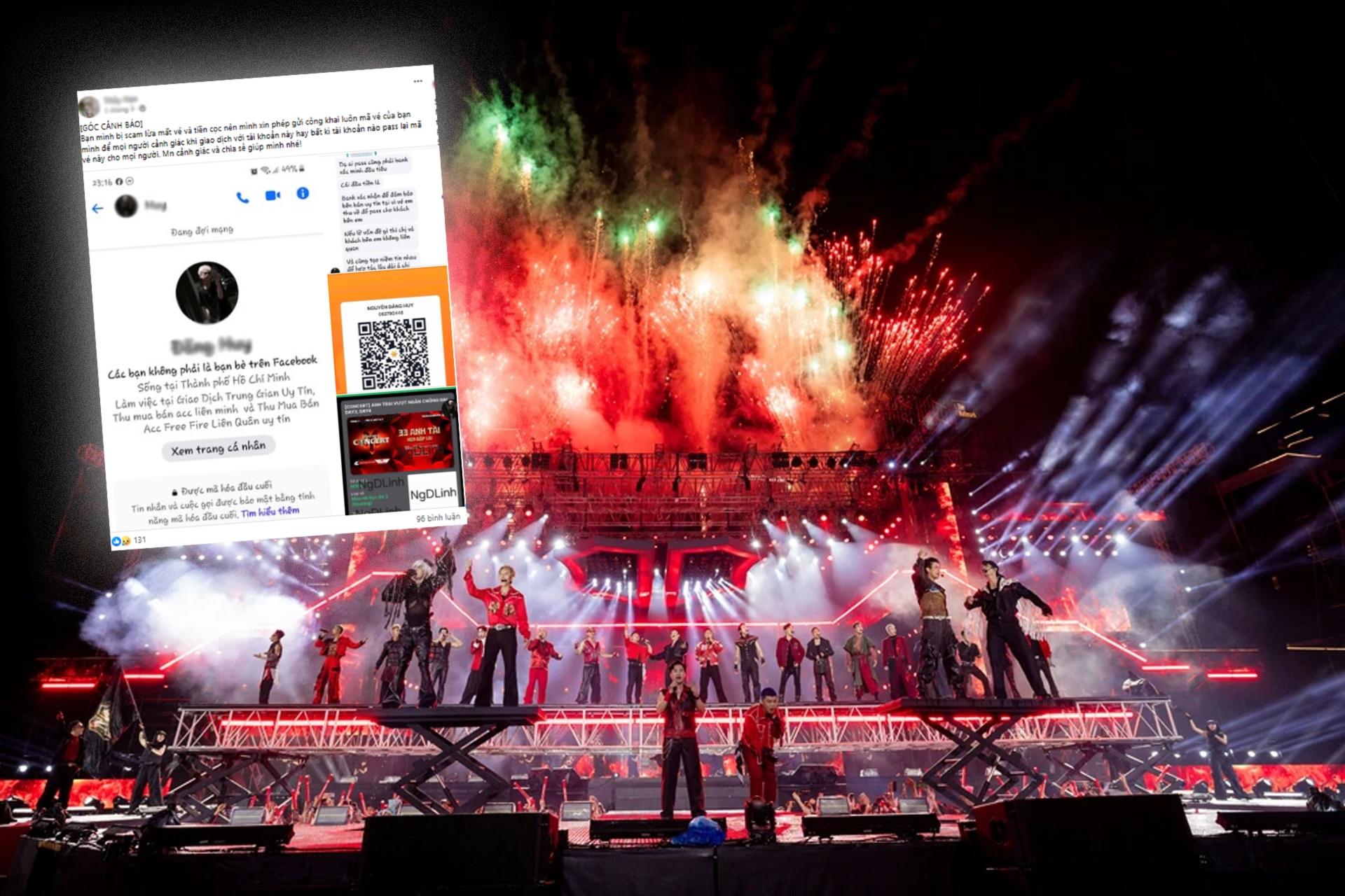 Chi đống tiền mua vé concert chợ đen online, ổn định chỗ ngồi mới biết bị lừa