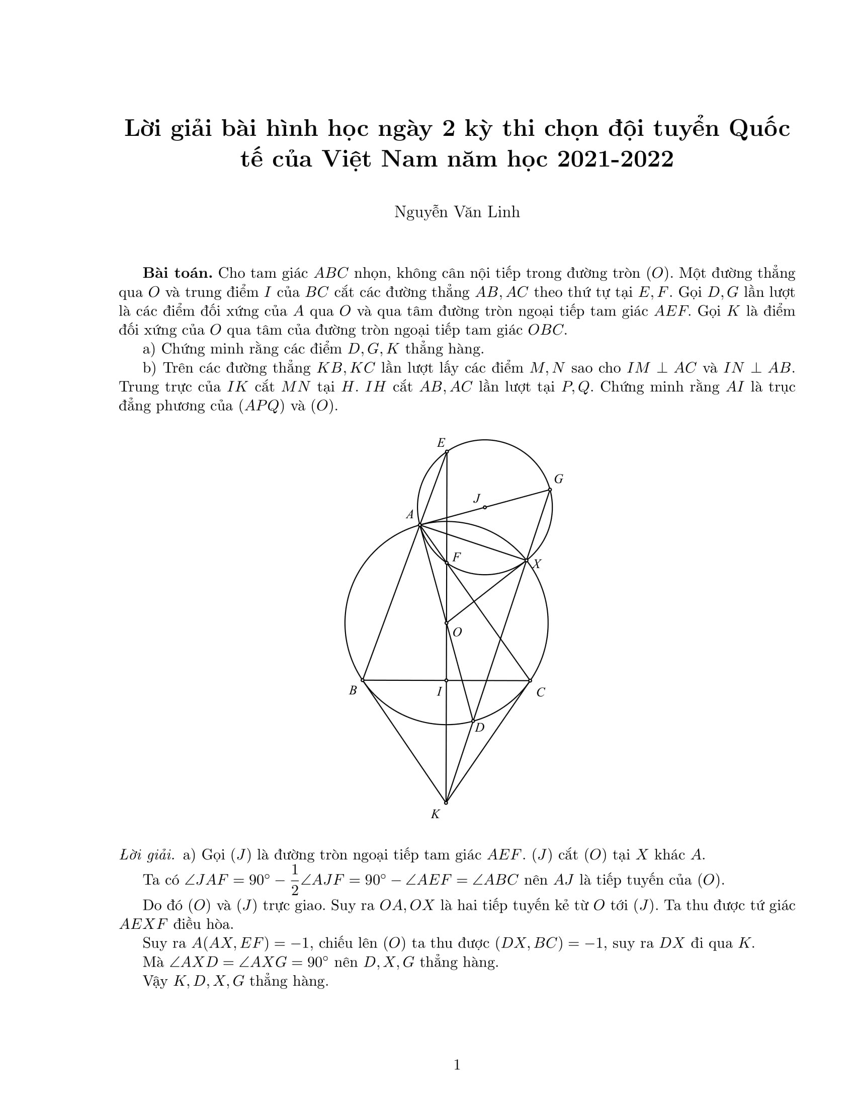 2 bai hinh hoc trong de thi chon doi tuyen olympic toan quoc te 2022 2c26544ec3a147cab86c4928572e4274