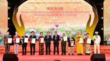 Trung tướng Nguyễn Quốc Thước được tặng danh hiệu Công dân Thủ đô ưu tú