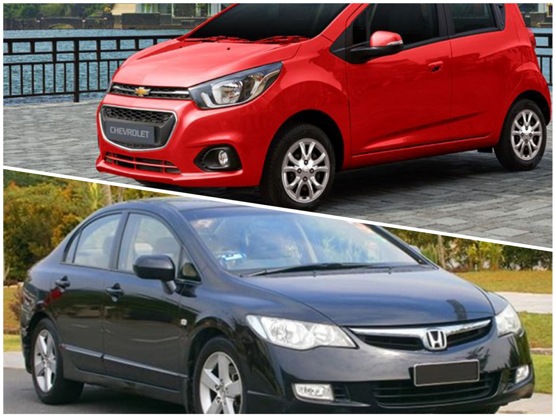 Chỉ có 200 triệu nhưng thích đi ô tô, chọn Honda Civic 2008 hay Chevrolet Spark 2017?