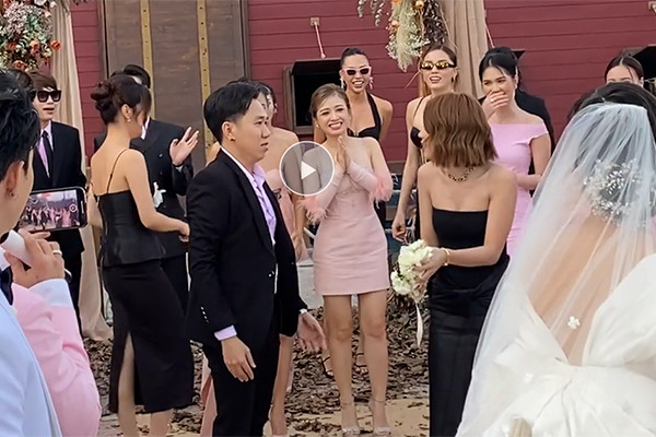 Trấn Thành mai mối Anh Đức cho Sam trong đám cưới Diệu Nhi, Anh Tú