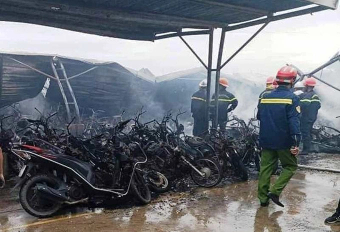 Vụ cháy hơn 250 xe máy: Công nhân được hỗ trợ tiền đi lại