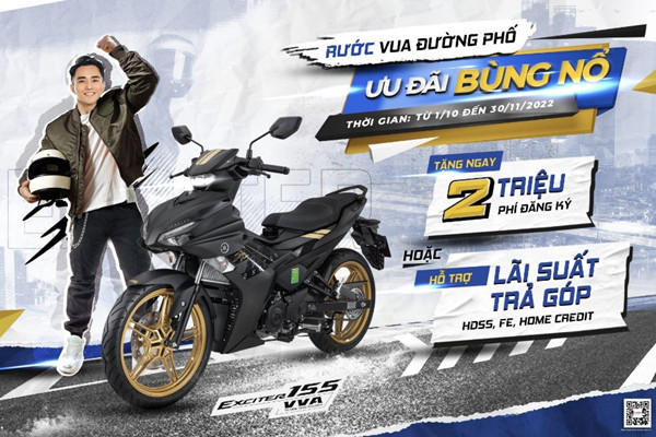 Phiên bản màu mới đẹp hút mắt của Exciter 155 VVA
