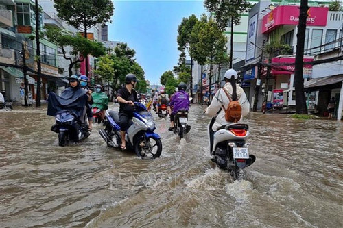 Flood tides threaten Mekong Delta