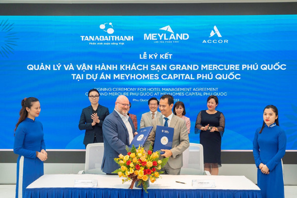 Tân Á Đại Thành hợp tác Accor vận hành khách sạn tại dự án Meyhomes Capital Phú Quốc