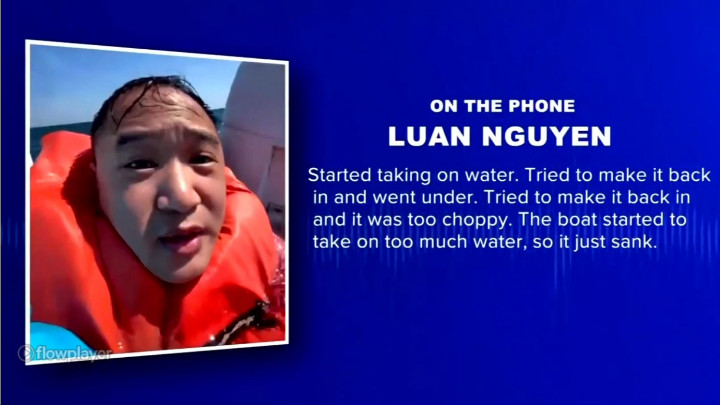 Ba người gốc Việt sống sót sau hàng chục giờ mắc kẹt ở vùng biển toàn cá mập