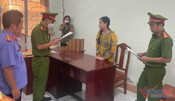Khởi tố, bắt tạm giam Ninh Thị Vân Anh