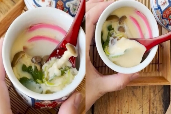 Cách làm trứng hấp đậm đà kiểu Nhật
