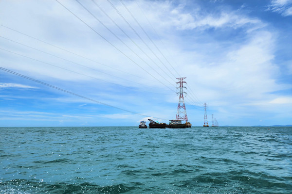 Đường dây 220kV Kiên Bình - Phú Quốc hoàn thành giai đoạn 1