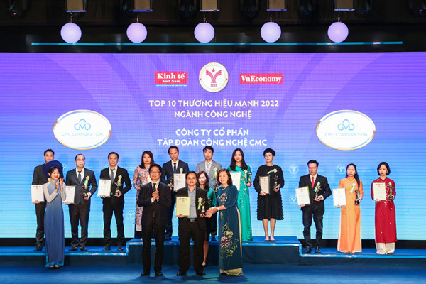 CMC được vinh danh Thương hiệu mạnh Việt Nam 2022