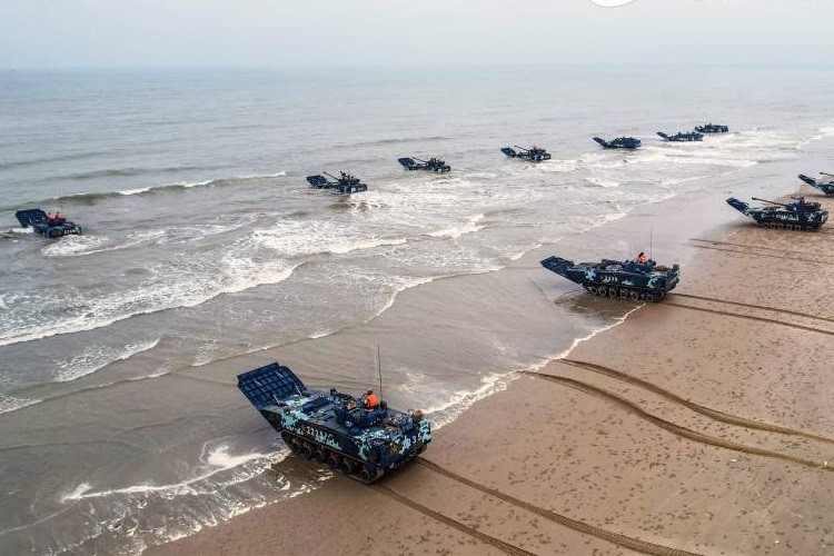 Khả năng đột kích của sư đoàn bộ binh cơ giới thủy bộ Trung Quốc
