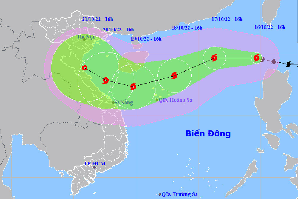 Bão Nesat vào Biển Đông mạnh nhất cấp 13, tính 3 kịch bản đổ bộ