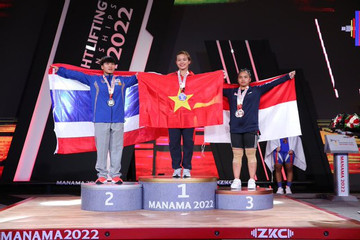 Vietnam win nine golds at Asian weightlifting champship