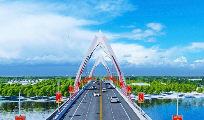 Khởi công cầu dây văng đầu tiên ở thành phố Nam Định