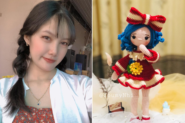 9X có tài biến len sợi thành búp bê xinh đẹp