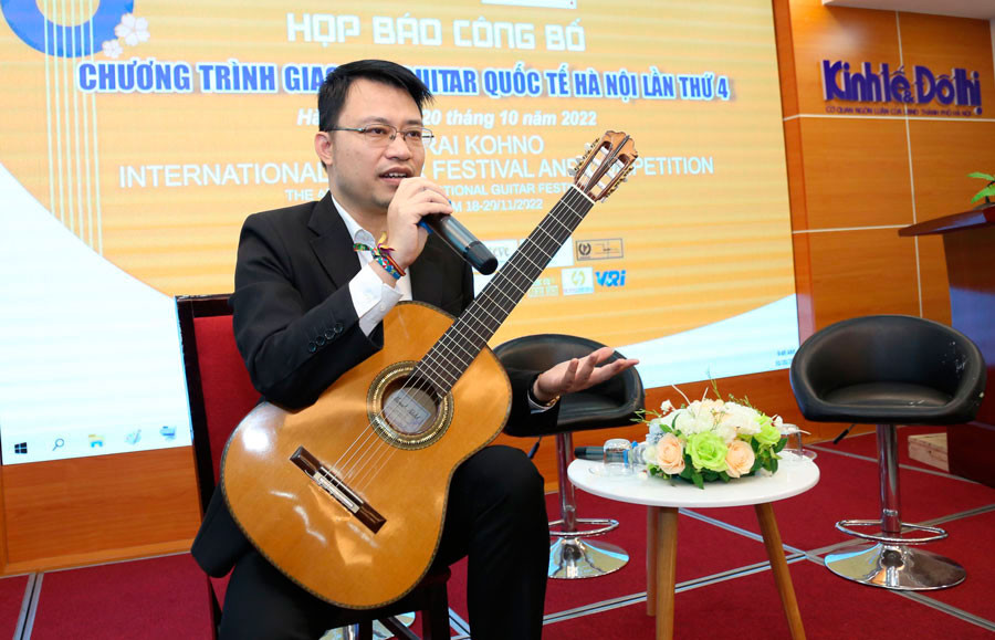 Nhiều nghệ sĩ nổi tiếng quốc tế về Hà Nội tham dự Festival guitar