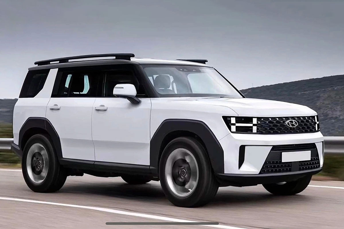 Xuất hiện hình ảnh Hyundai Santa Fe 2024 trông giống Land Rover ...