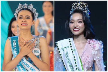 Sau một đêm, Việt Nam có thêm 2 hoa hậu vừa đăng quang