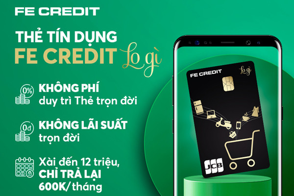 FE Credit ra mắt thẻ tín dụng không lãi suất