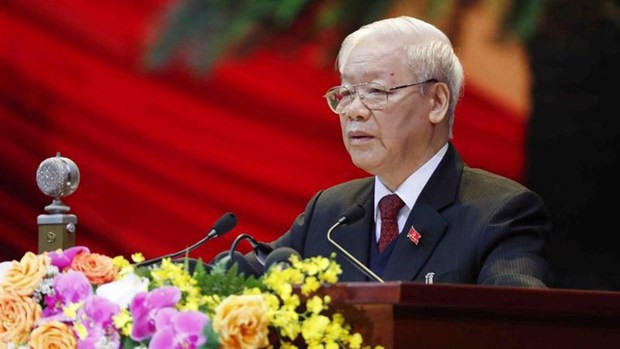 Party leader congratulates Chinese Party General Secretary on re-election