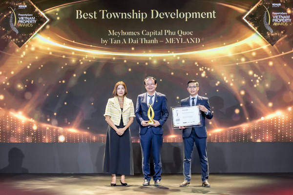 Meyhomes Capital Phú Quốc đón nhận 3 giải thưởng danh giá