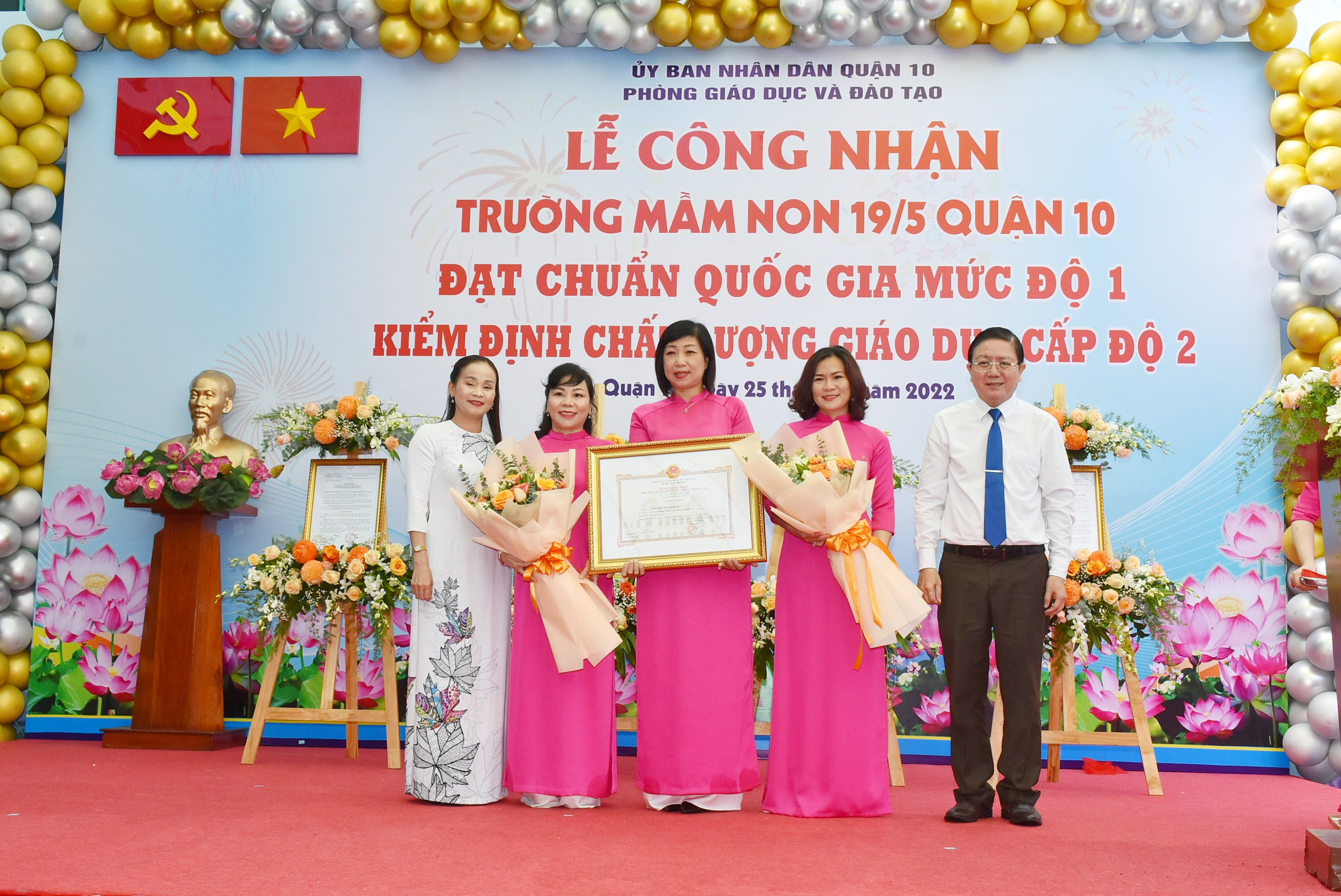 Trường mầm non ở TP.HCM lần thứ ba được công nhận đạt chuẩn quốc gia