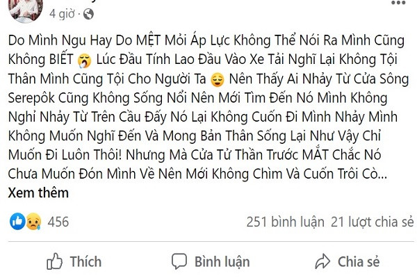 Xác minh vụ nam thanh niên phát trực tiếp cảnh nhảy cầu tự vẫn