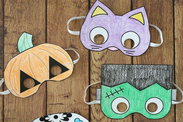 Cách làm mặt nạ bằng giấy cho ngày hội hóa trang Halloween