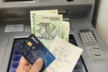 Đã có thể rút tiền và thanh toán bằng thẻ BIDV Smart ở Hàn Quốc