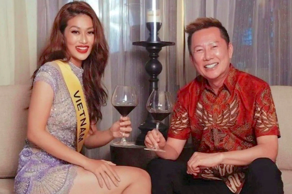 Ông Nawat Itsaragrisil nói đang cân nhắc cho Thiên Ân vị trí Á hậu 5
