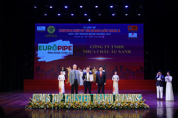EUROPIPE nhận giải thưởng ‘Top 10 thương hiệu uy tín hàng đầu châu Á’