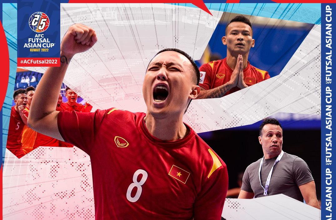 Xác định 4 cặp đấu tứ kết giải futsal châu Á 2022