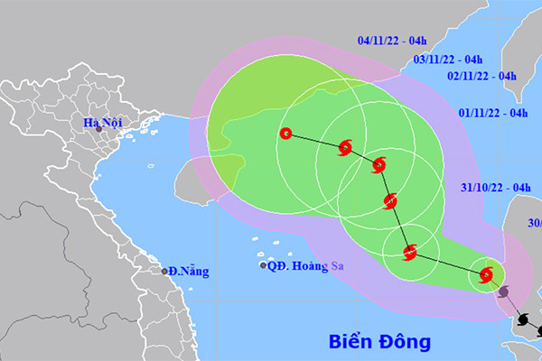 Bão số 7 đi lúc nhanh lúc chậm, tiếp tục mạnh thêm