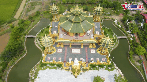 Trụ trì tiết lộ việc cấm quay phim, chụp ảnh tại ngôi chùa 'dát vàng' ở Hưng Yên