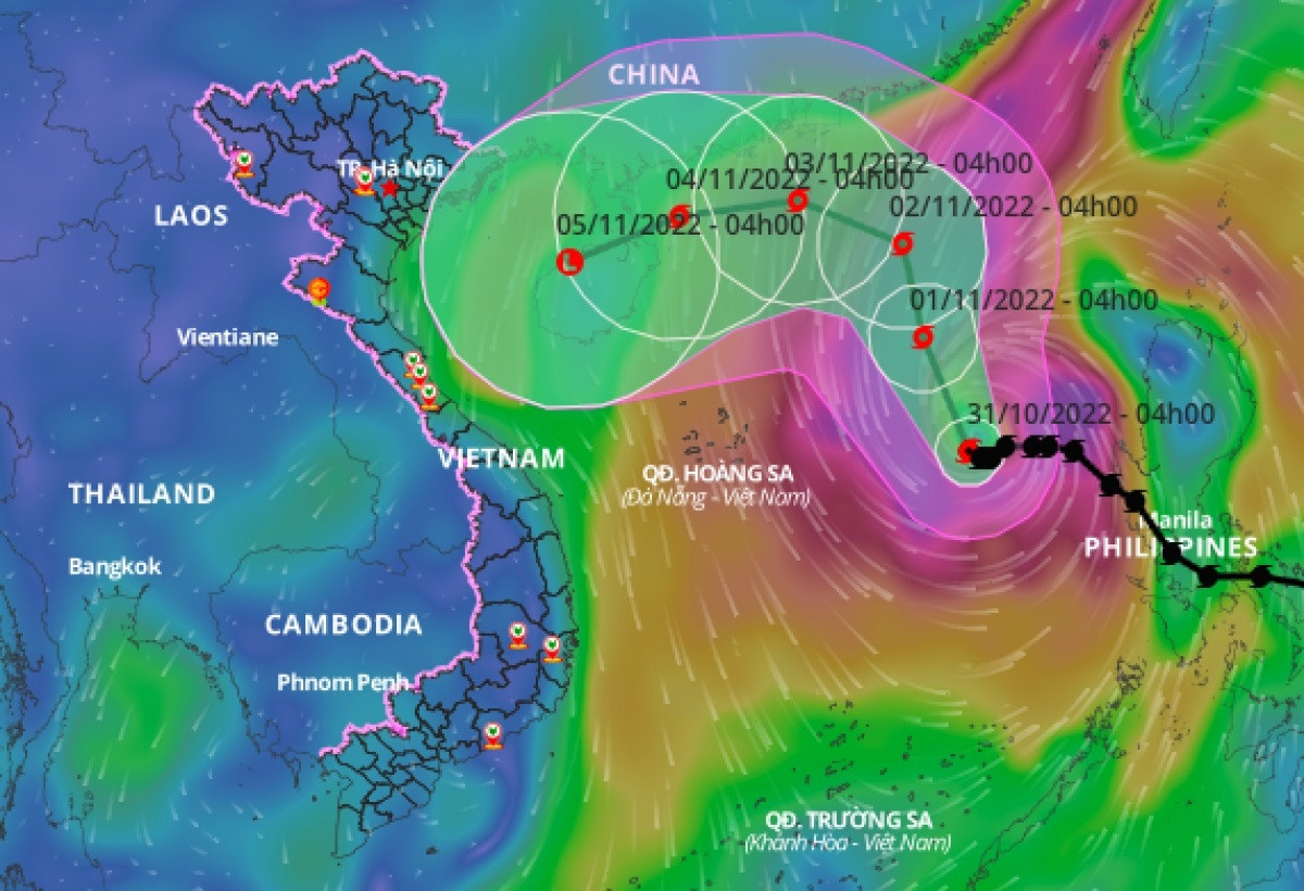 Storm Nalgae changes course, gains strength