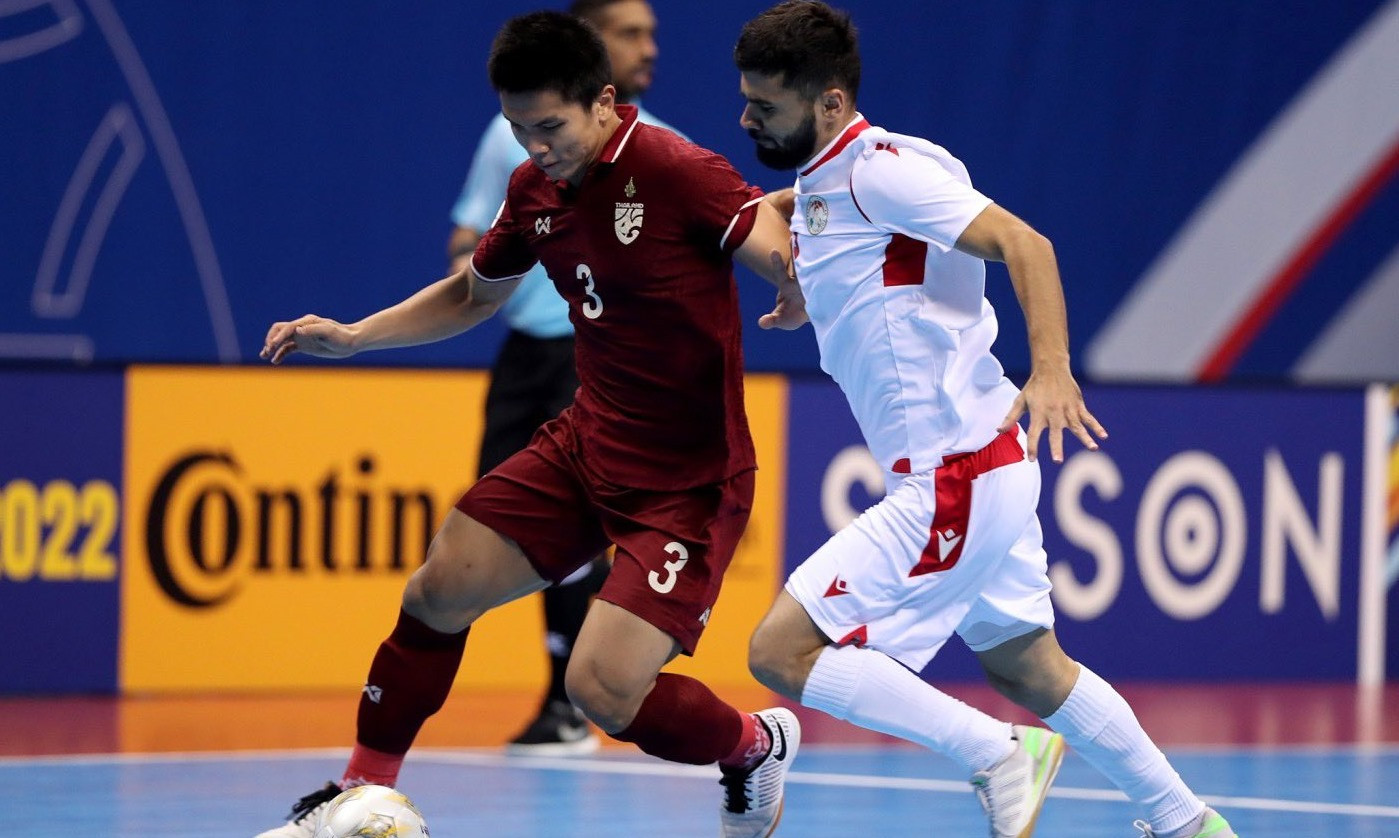 Thắng kịch tính, futsal Thái Lan vào bán kết giải châu Á