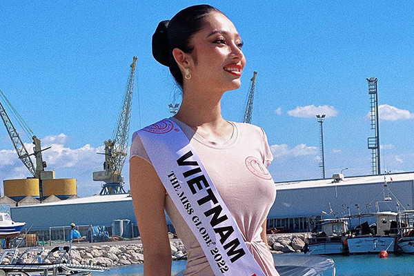 Lâm Thu Hồng thất lạc hành lý, 4 ngày chỉ mặc một bộ đồ ở The Miss Globe 2022