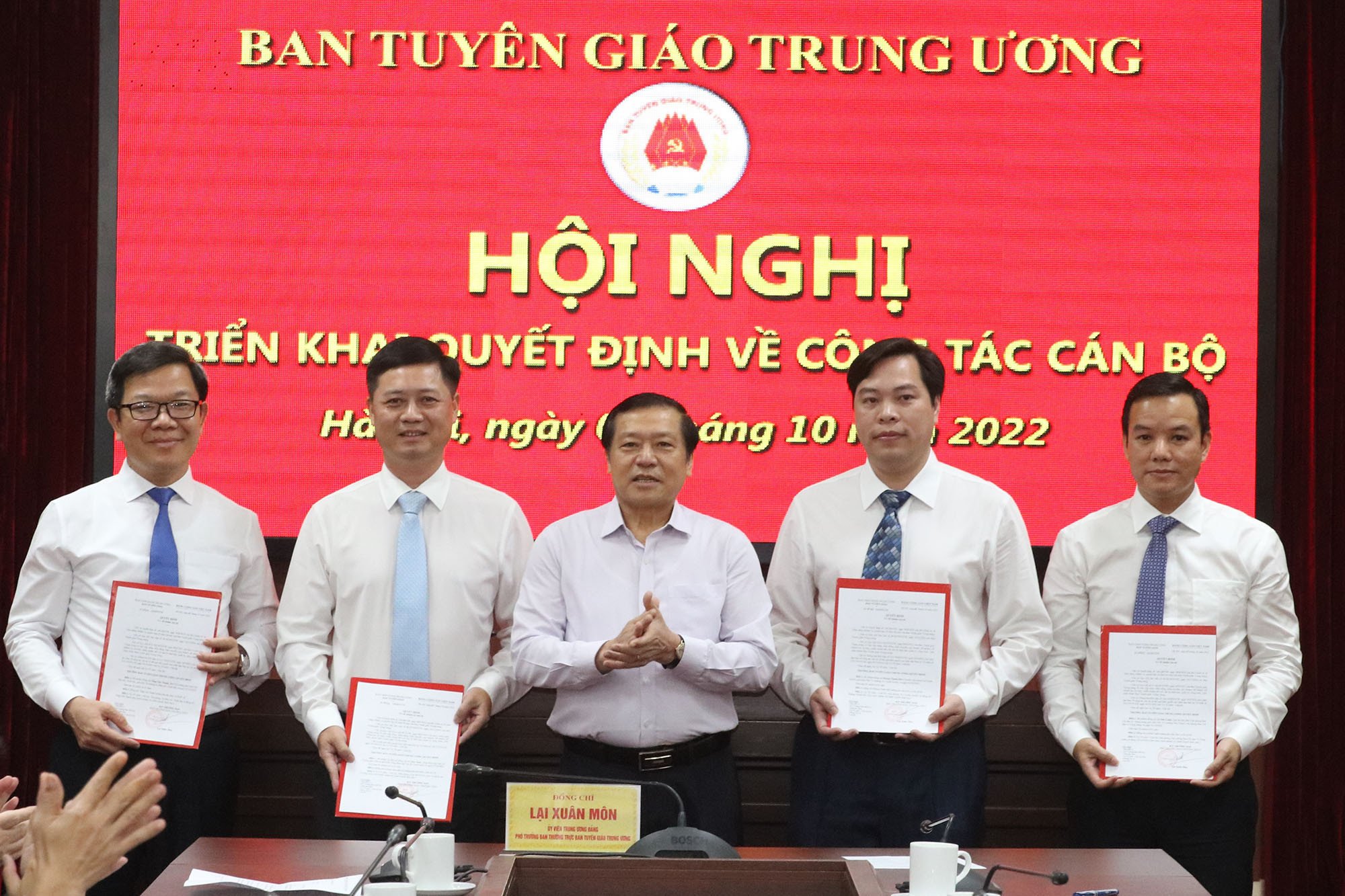 Ông Tống Văn Thanh làm vụ trưởng Vụ Báo chí - Xuất bản, Ban Tuyên giáo Trung ương