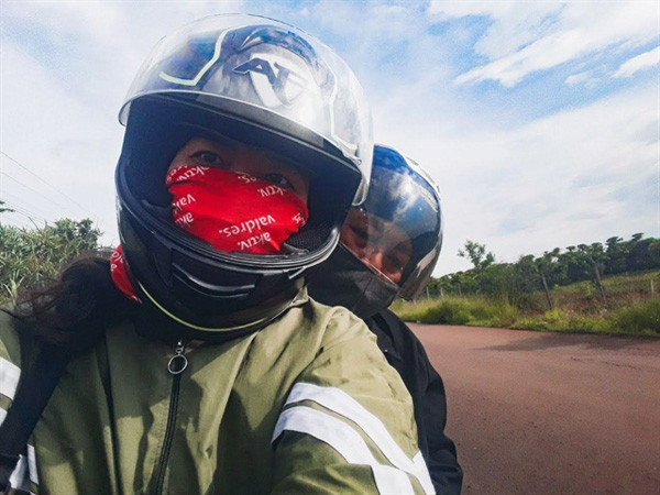 Mum's the one for backpacking fun