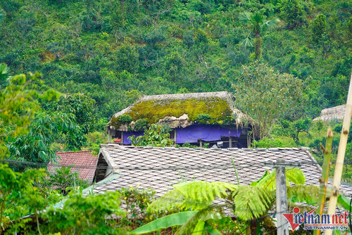 Beautiful moss-covered houses of Dao people in Ha Giang