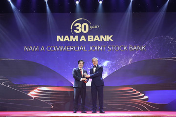 Nam A Bank được vinh danh Thương hiệu truyền cảm hứng châu Á 2022
