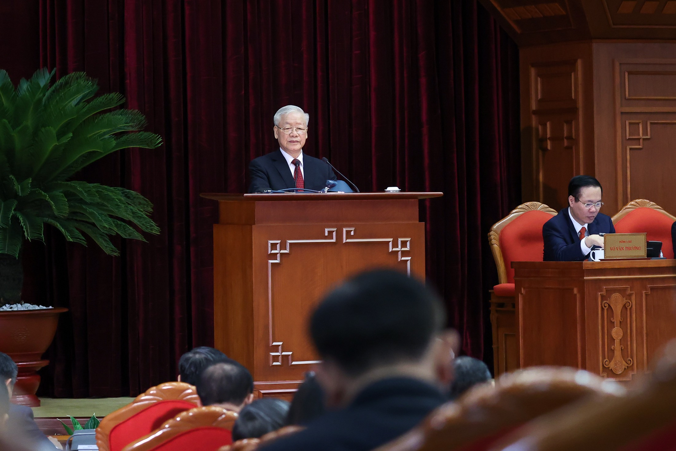 Toàn văn phát biểu của Tổng Bí thư Nguyễn Phú Trọng bế mạc Hội nghị Trung ương 6