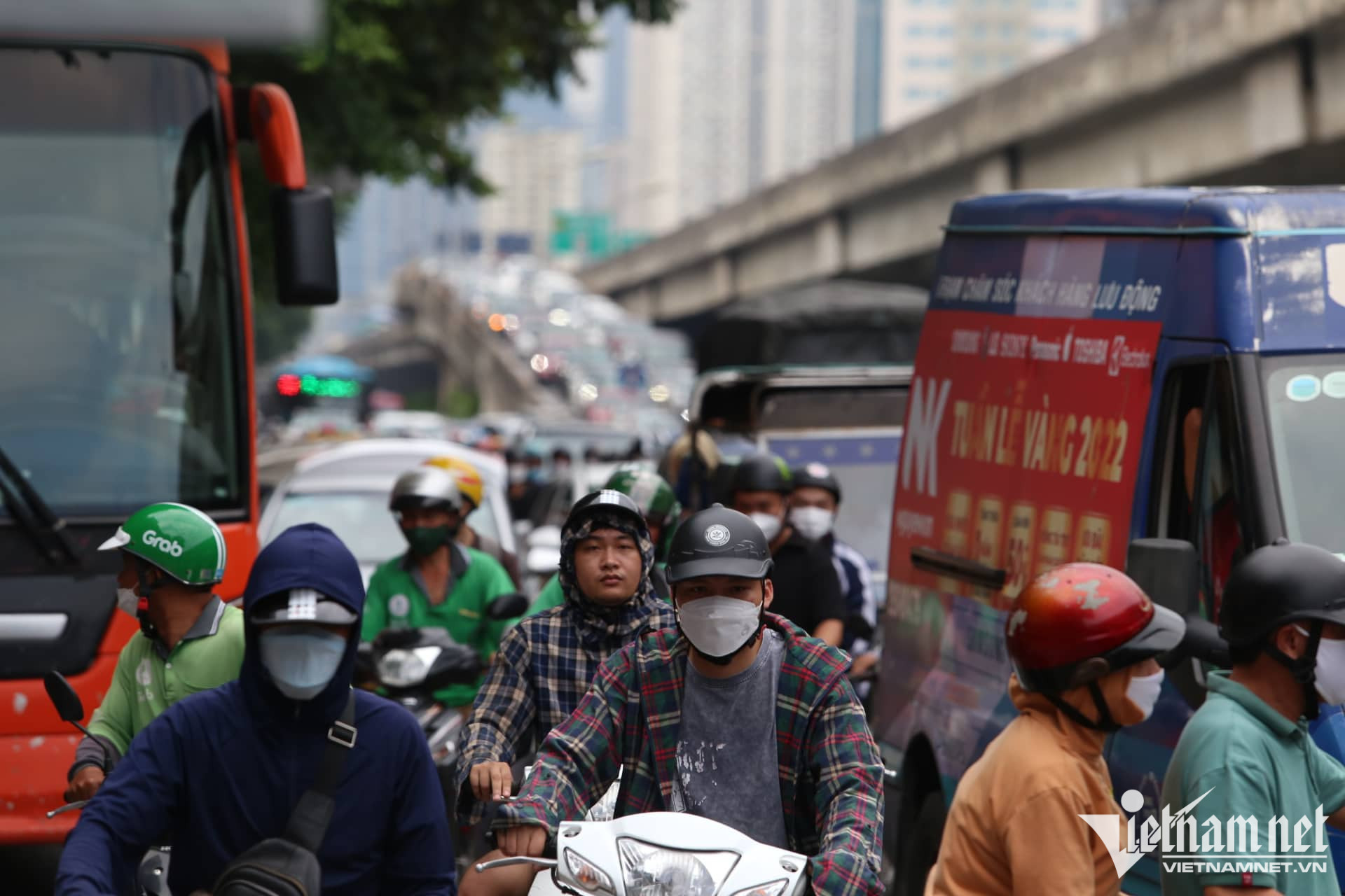 Phân làn xe tải sẽ góp phần giảm ùn tắc trầm trọng ở cửa ngõ phía Nam Hà Nội