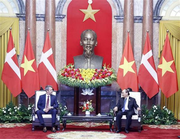 President hosts Danish Crown Prince hinh anh 2