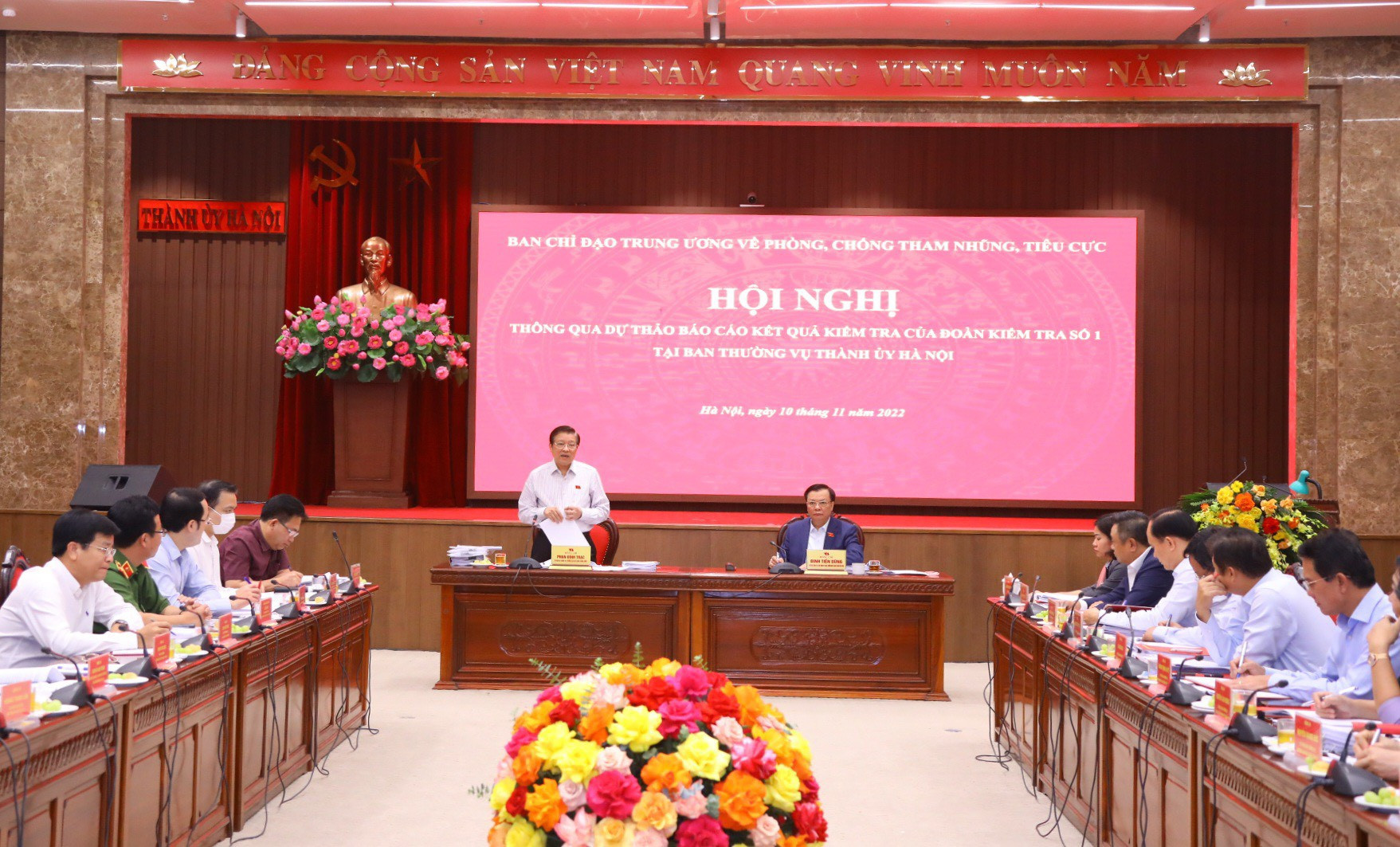 Trưởng Ban Nội chính Trung ương: Hà Nội cần xử lý dứt điểm các vụ tham nhũng