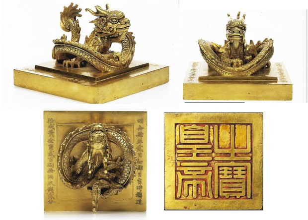 Auction for Vietnamese king’s gold seal further postponed in France