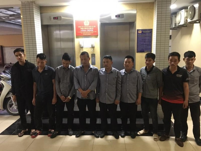 Bắt Phó Giám đốc Công ty mua bán nợ Hưng Thịnh Hà Nội cùng 8 đàn em