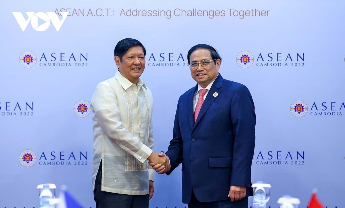 pm pham minh chinh meets lao, philippine leaders in cambodia picture 2