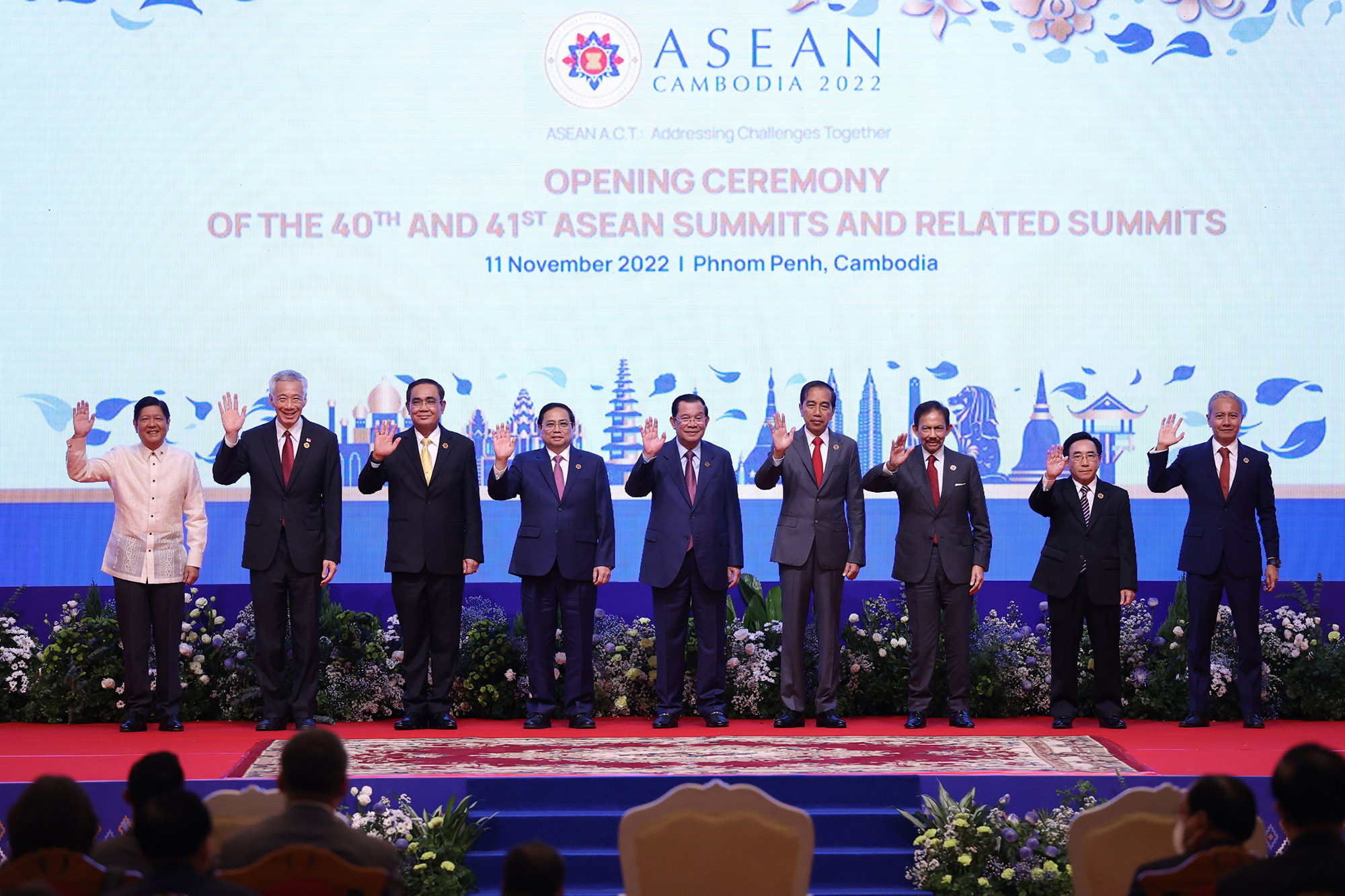 Hình ảnh Thủ tướng Phạm Minh Chính dự khai mạc Hội nghị Cấp cao ASEAN