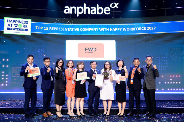 FWD liên tục nhận các giải thưởng uy tín về nhân sự trong nước và quốc tế